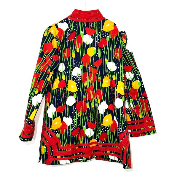 Elizabeth McKay New York Cotton Blend Tunic In Tulip Print - Multi M - Picture 2 of 7